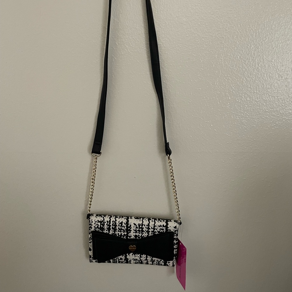 Betsey Johnson Crossbody Wallet Purse